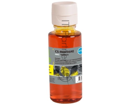 Чернила Cactus CS-M0H56AE GT52 желтый 70мл для HP Ink Tank 110/115/116/118/310/315/316/318/319/515/615;Wireless 410/411/415/416/418/419;GT5810/5820/5812/5822