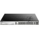 Коммутатор D-Link DGS-3130-30PS/B2A Управляемый L3 стекируемый коммутатор с 24 портами 10/100/1000Base-T, 2 портами 10GBase-T и 4 портами 10GBase-X SFP+ (24 порта PoE 802.3af/at, PoE-бюджет 370 Вт; 740 Вт с DPS-700)