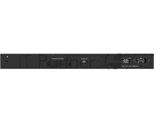 Коммутатор D-Link DGS-3130-30PS/B2A Управляемый L3 стекируемый коммутатор с 24 портами 10/100/1000Base-T, 2 портами 10GBase-T и 4 портами 10GBase-X SFP+ (24 порта PoE 802.3af/at, PoE-бюджет 370 Вт; 740 Вт с DPS-700)