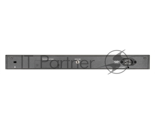 Коммутатор D-Link DGS-3130-30PS/B2A Управляемый L3 стекируемый коммутатор с 24 портами 10/100/1000Base-T, 2 портами 10GBase-T и 4 портами 10GBase-X SFP+ (24 порта PoE 802.3af/at, PoE-бюджет 370 Вт; 740 Вт с DPS-700)