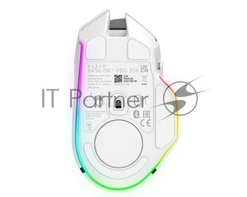 Мышь беспроводная/проводная Razer Basilisk V3 Pro 35K белый, 35000 dpi, радиоканал, Bluetooth, USB, кнопки - 11