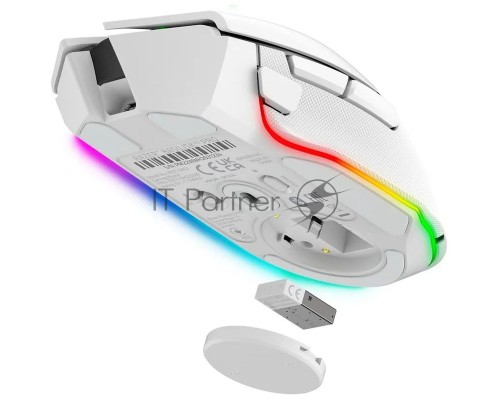 Мышь беспроводная/проводная Razer Basilisk V3 Pro 35K белый, 35000 dpi, радиоканал, Bluetooth, USB, кнопки - 11