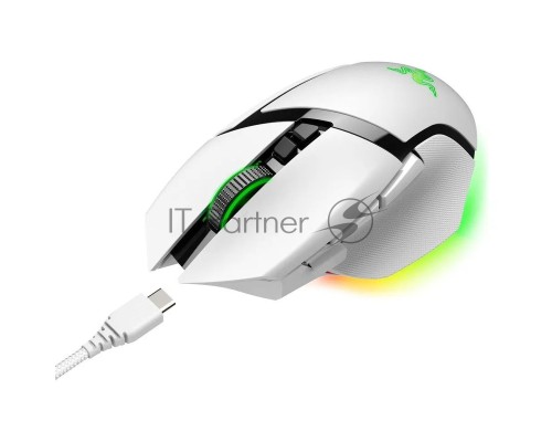 Мышь беспроводная/проводная Razer Basilisk V3 Pro 35K белый, 35000 dpi, радиоканал, Bluetooth, USB, кнопки - 11