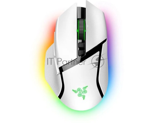 Мышь беспроводная/проводная Razer Basilisk V3 Pro 35K белый, 35000 dpi, радиоканал, Bluetooth, USB, кнопки - 11
