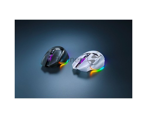 Мышь беспроводная/проводная Razer Basilisk V3 Pro 35K белый, 35000 dpi, радиоканал, Bluetooth, USB, кнопки - 11