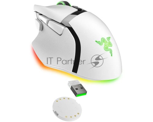 Мышь беспроводная/проводная Razer Basilisk V3 Pro 35K белый, 35000 dpi, радиоканал, Bluetooth, USB, кнопки - 11