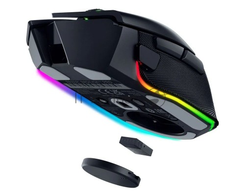 Мышь беспроводная/проводная Razer Basilisk V3 Pro 35K черный, 35000 dpi, радиоканал, Bluetooth, USB, кнопки - 11