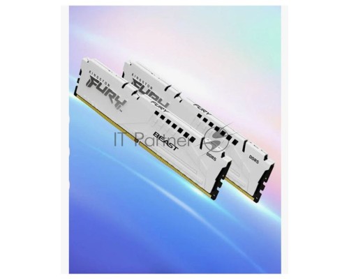 Оперативная память Kingston 32GB 5600MHz DDR5 CL40 DIMM (Kit of 2) FURY Beast White XMP