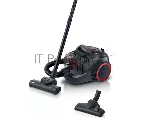 Пылесос Bosch BGS21WPOW черный, 2000 Вт, уборка сухая, пылесборник контейнер, 2 л