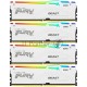 Оперативная память Kingston 64GB 5200MHz DDR5 CL40 DIMM (Kit of 4) FURY Beast White RGB XMP