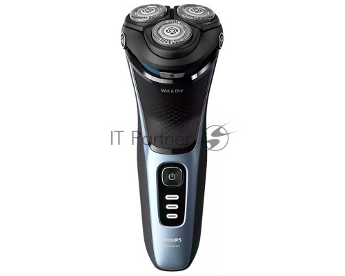 Электробритва Philips S3243/12 черный/голубой