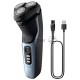 Электробритва Philips S3243/12 черный/голубой