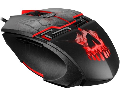 Мышь проводная SVEN RX-G805 черный, 8000 dpi, USB, кнопки - 6