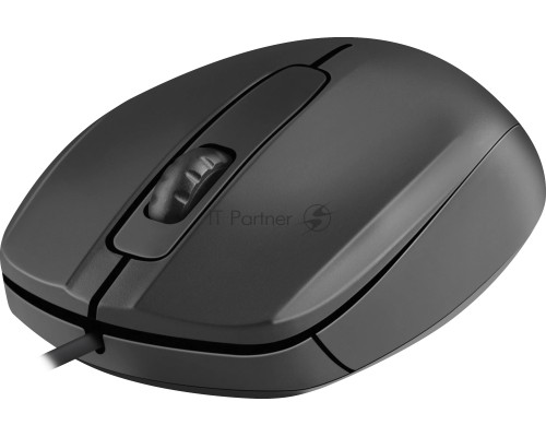 Мышь проводная Defender Alpha MB-507 черный, 1000 dpi, USB, кнопки - 3