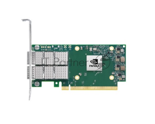 Сетевая карта/ ConnectX®-6 Dx EN adapter card, 100GbE, Dual-port QSFP56, PCIe 4.0 x16, Crypto and Secure Boot, Tall Bracket