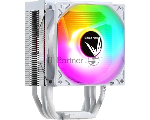 Устройство охлаждения(кулер) Formula Ice Burg ARPW 4P ARGB Soc-AM5/AM4/1151/1200/1700 белый 4-pin 17-34dB Al+Cu 170W Ret