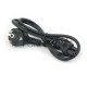 Кабель питания Greenconnect GCR-54410 PROF для ноутбука 0.5m, Евровилка угловая - С5, черный, 3*1,0mm