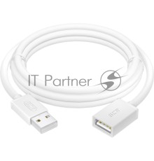 Удлинитель Greenconnect GCR-55064 1.8m USB 2.0 AM/AF, белый