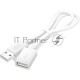 Удлинитель Greenconnect GCR-55062 1.0m USB 2.0 AM/AF, белый