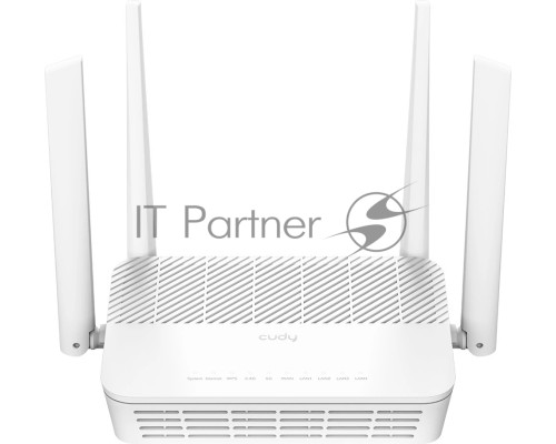 Роутер беспроводной Cudy WR3000H AX3000 100/1000/2500BASE-T
