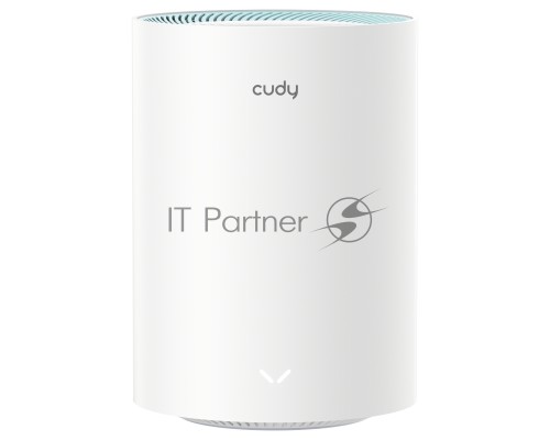 Бесшовный Mesh роутер Cudy M1300(1-Pack) AC1200 10/100/1000BASE-TX белый