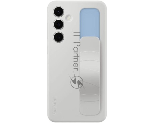 Чехол (клип-кейс) Samsung для Samsung Galaxy S24 FE Standing Grip Case S24FE серый (EF-GS721CJEGRU)