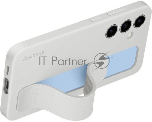 Чехол (клип-кейс) Samsung для Samsung Galaxy S24 FE Standing Grip Case S24FE серый (EF-GS721CJEGRU)