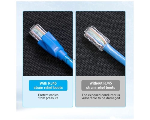 Колпачки изолирующие Vention IODH0-50 для разъемов RJ-45 (50шт.) - Серый
