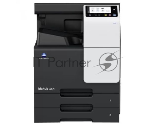 МФУ лазерный Konica Minolta Bizhub C257i (ACVD021/AJ4WY2/DK-518X), A3, цветной, печ. до 12 стр/мин (A3) 25 стр/мин (A4), скан. до 55 стр/мин., 1800 x 600 dpi (печ.), 600 x 600 dpi (скан.), USB, Ethernet