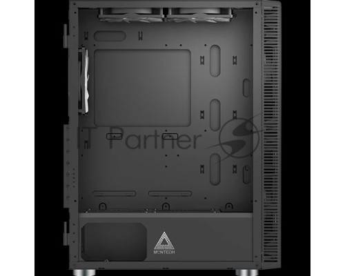 Компьютерный корпус Montech X3 MESH черный без БП ATX 6x120mm 2xUSB3.0 1xUSB3.1 audio bott PSU
