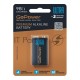 Батарейка GoPower ULTRA Крона 6LR61 BL1 Alkaline 9V (1/10/240) (1 шт.)