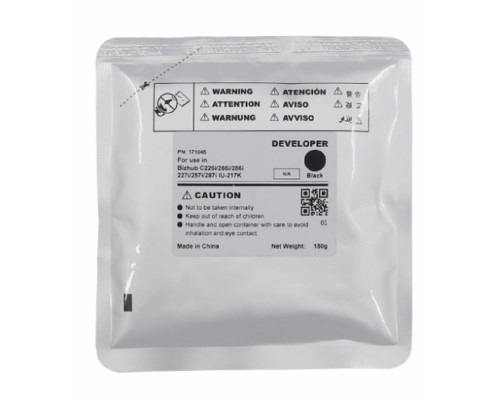 [Расходные материалы] Девелопер DV-216K-Developer для KONICA MINOLTA Bizhub C227i/C257i/C287i (CET) Black, 180г, 600000