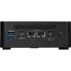 Неттоп MSI Cubi NUC 1M-053BRU Core 3 100U (1.2) Graphics CR noOS GbitEth WiFi BT 120W черный (936-B0B111-081)