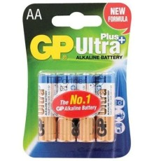 Алкалиновые батарейки GP Ultra Plus Alkaline 15А АA - 4 шт. на блистере (4 шт.)