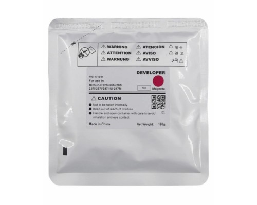 [Расходные материалы] Девелопер IU-217M-Developer для KONICA MINOLTA Bizhub C227i/C257i/C287i (CET) Magenta, 180г, 90000 с
