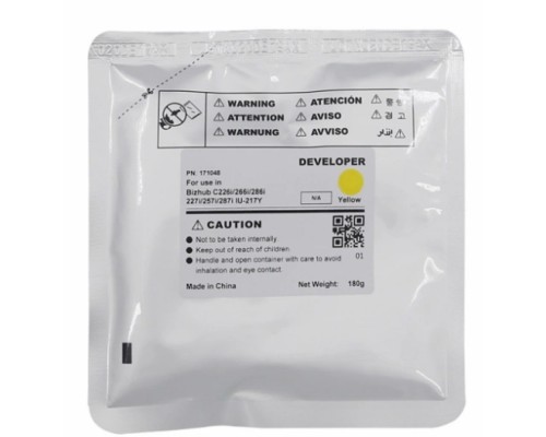 [Расходные материалы] Девелопер IU-217Y-Developer для KONICA MINOLTA Bizhub C227i/C257i/C287i (CET) Yellow, 180г, 90000 ст