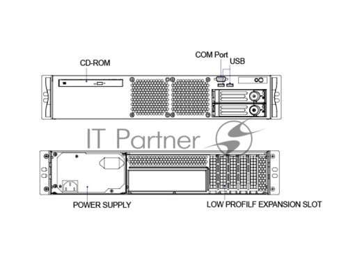 Блок питания 850W PS2 ATX (Acbel) for CS-R27S