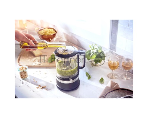 Кухонный миникомбайн KitchenAid 5KFC0516EBM, чаша 1.2 л, матовый черный