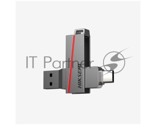 Флеш диск HIKSEMI DUAL SLIM HS-USB-E307C/128G/U3 128Gb <HS-USB-E307C/128G/U3>, USB3.2/Type-C