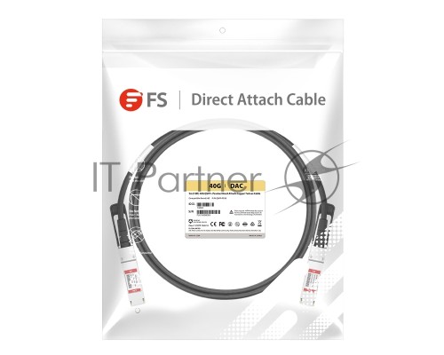 Твинаксиальный медный кабель 3m (10ft) Generic Compatible 40G QSFP+ Passive Direct Attach Copper Cable