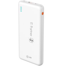 Мобильный аккумулятор Cactus CS-PBFSBA-10000 10000mAh 4.5A USB-A/2xUSB-C белый