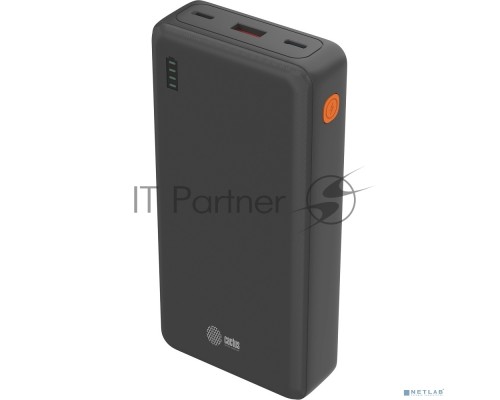 Мобильный аккумулятор Cactus CS-PBFSDA-20000 20000mAh 4.5A USB-A/2xUSB-C черный
