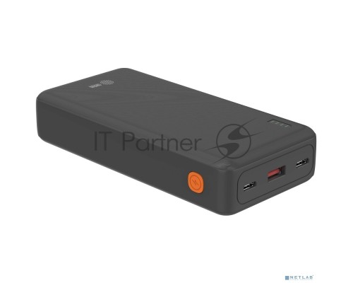 Мобильный аккумулятор Cactus CS-PBFSDA-20000 20000mAh 4.5A USB-A/2xUSB-C черный