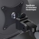 Настольный кронштейн-газлифт для телевизора и монитора ONKRON G110 черно-серый