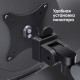 Настольный кронштейн-газлифт для телевизора и монитора ONKRON G110 черно-серый