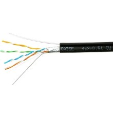 Cablexpert FPC-5051E-4-CU-OUTR/100 Кабель Cablexpert (RU) FTP outdoor 4x2x0.51 на тросу, медный, кат.5e, однож., 100м, box, черный