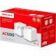 Mesh Wi-Fi система Mercusys Halo H32G(2-pack) AC1200, до 300 Мбит/с на 2,4 ГГц + до 867 Мбит/с на 5 ГГц, комплект 2 шт