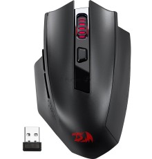 Мышь беспроводная Defender Redragon Woki черный, 26000 dpi, радиоканал, Bluetooth, USB, кнопки - 6