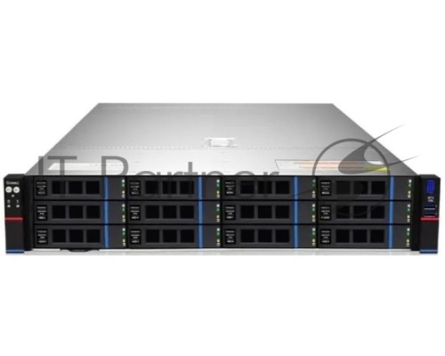 Серверная платформа/ Gooxi SR201-D12R-NV-G2 2U 12bay server with NVME bp ,based on AMD 9004 platform 2xPCIe 4.0x16; 4xPCIe 4.0x8  2x 2.5