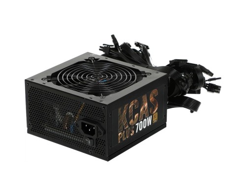 [Блок питания] Formula KCAS-700 PLUS  {80+ Bronze, fan 12cm, 550mm cable, 20+4P, 4+4P, PCIe 6+2P x4, PATA x4, SATA x7L} (ex Aerocool)
